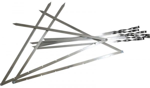 Чехол Acropolis с шампурами 6 шт и двумя подставками НШ-