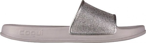 Шлепанцы Coqui 7082 Khaki grey/Silver glitter 7082-301-4600 р. 36 серебряный