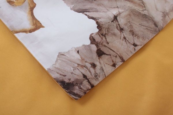 Комплект постельного белья Unique Melody семейный разноцветный 