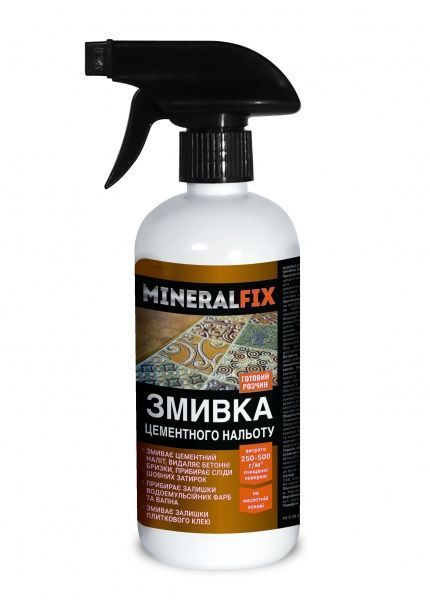 Засіб для видалення залишків цементу MineralFix тригер 0,5 л 