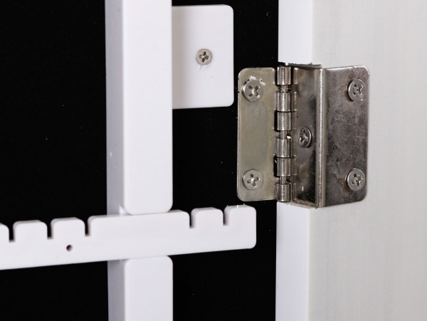 Напольное зеркало с секцией для хранения аксессуаров 3600x12300 мм белый 