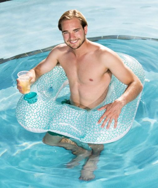 Круг надувной Bestway с подголовником 102х94 см (43097)