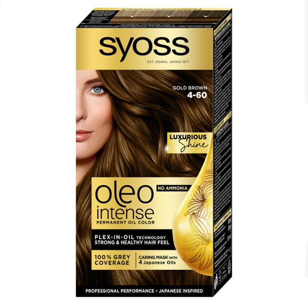 Краска Syoss Oleo Intense 4-60 золотистый каштановый 115 мл