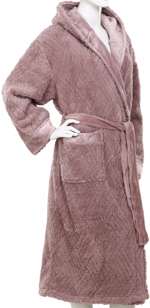 Халат жіночий La Nuit з капюшоном Medina р. XS рожевий