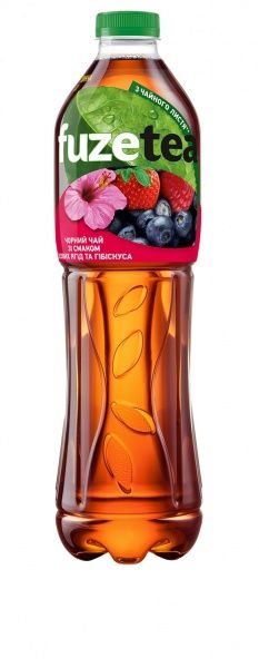 Чай Fuzetea Чорний зі смаком лісової ягоди та гібіскуса 1,5 л (5449000259479) 