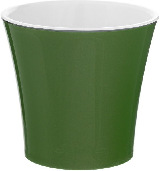 Горшок пластиковый Santino Арте круглый 0,6л зеленый 