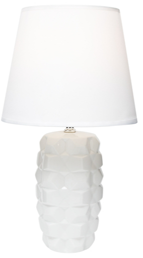 Настольная лампа декоративная Zuma Line 1xE27 белый 1259-WH 