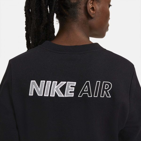 Свитшот Nike W NSW AIR CREW FLC DC5296-010 р. XS черный