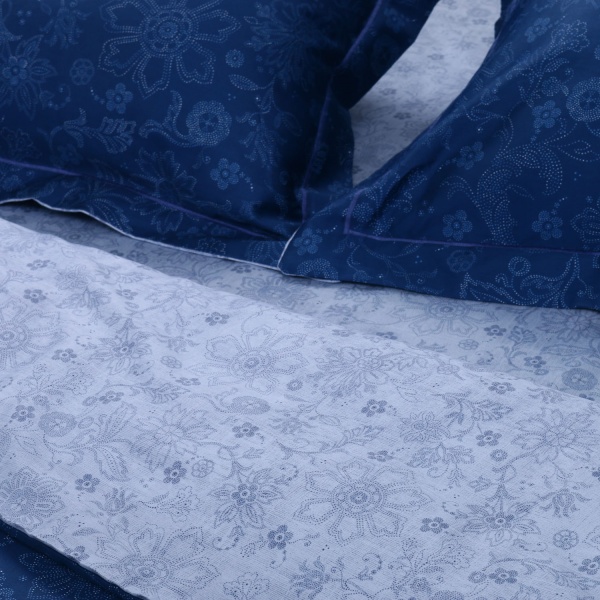 Комплект постільної білизни Lamego 2 синій із блакитним Lameirinho 