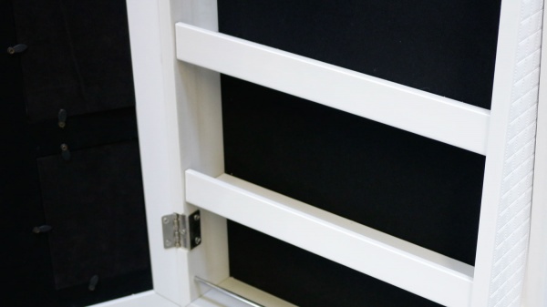 Напольное зеркало с секцией для хранения аксессуаров A3636 3600x12300 мм белый 