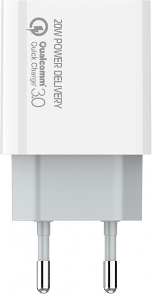 Зарядний пристрій ColorWay Power Delivery Port USB Type-C 20W V2 white (CW-CHS026PD-WT) 