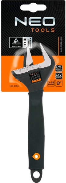 Ключ разводной гаечный NEO tools кованый 50 мм. 03-016