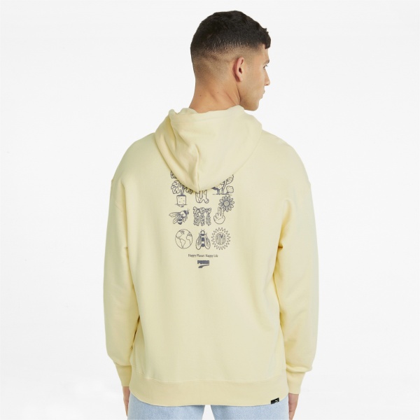 Джемпер Puma Downtown Graphic Hoodie 53367641 р. L желтый