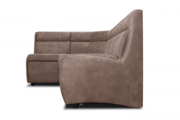 Уголок кухонный Лаунж, левый бежевый / бежевый 