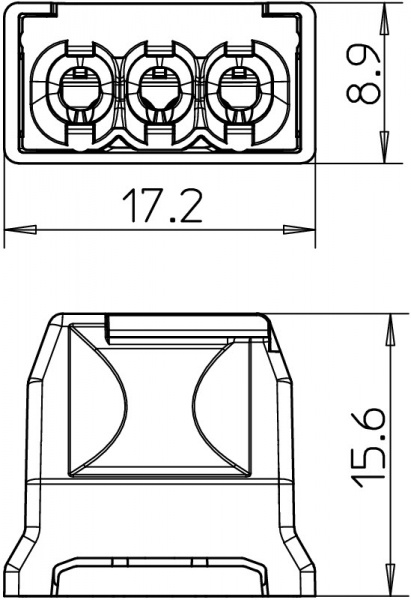 Клема быстрого монтажа OBO Bettermann 10 шт. белый 2054485 