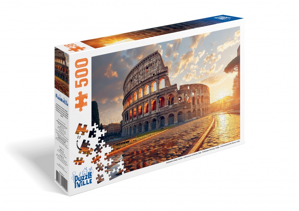 Пазл PUZZLEVILLE «Колизей в Риме», Италия 500 элементов PZL500_4