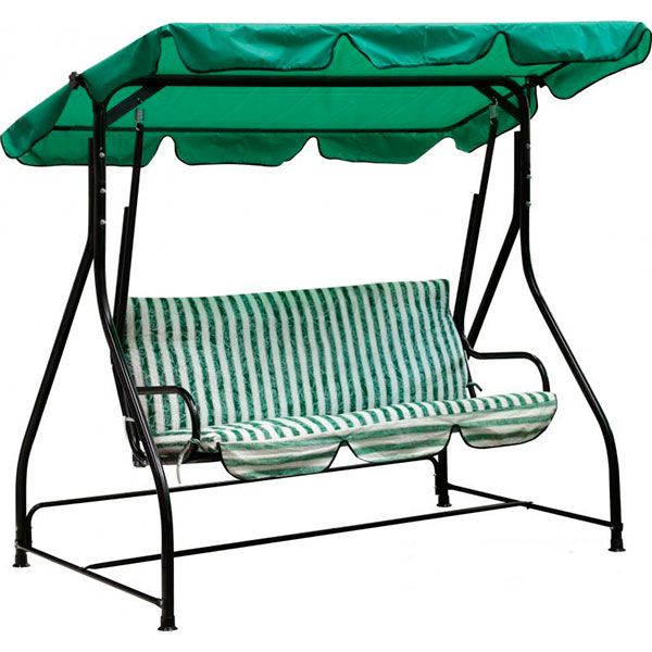 Гойдалка садова Underprice Вероніка Смужка 195x117x166 см