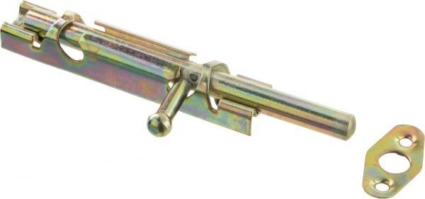 Шпингалет желтый 104 мм