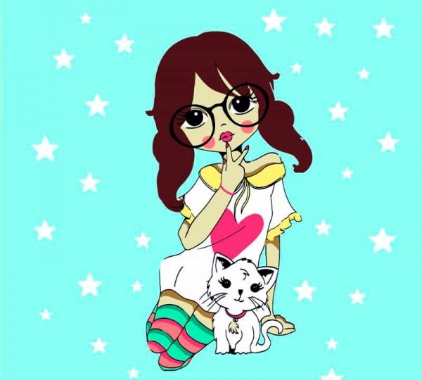 Картина по номерам эконом акриловая живопись по номерам My Little Kitty Rosa Start 