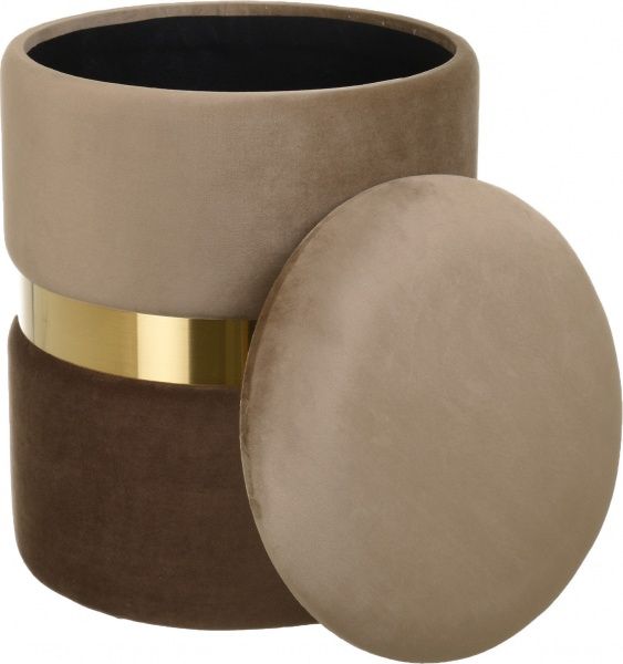 Сундук-пуф Bernard 36х36х44 см коричневый 