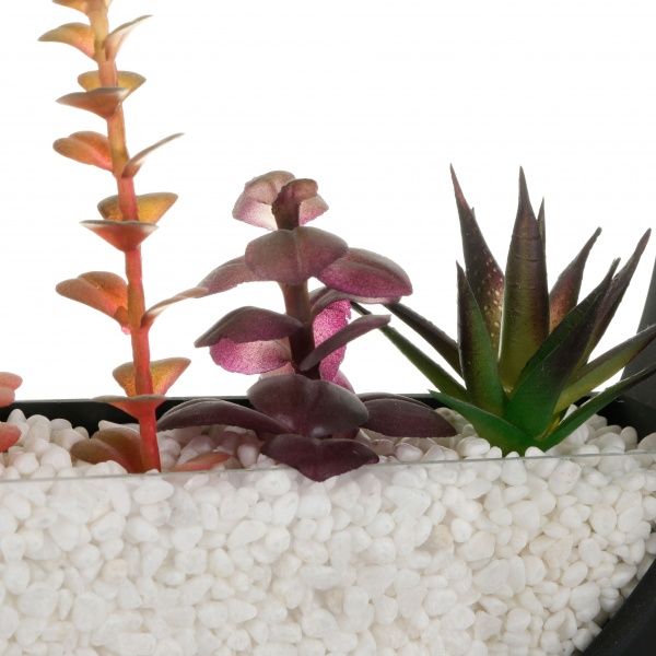 Декор настенный Nature круглый 25x25 см черный 