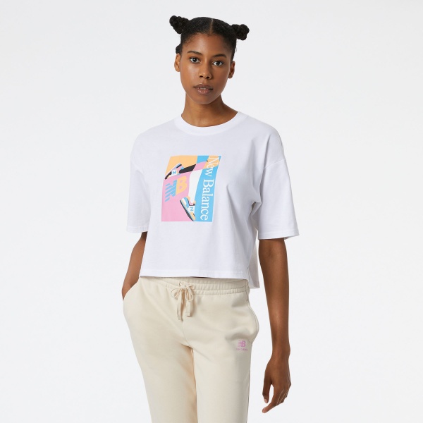 Футболка New Balance WT21510WT р.S білий