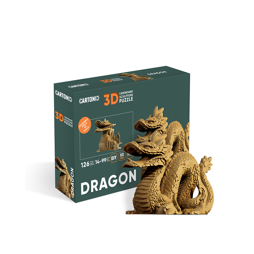 3D-пазл Cartonic конструктор Puzzle DRAGON CARTDRA