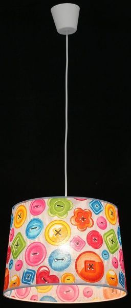 Подвес TK Lighting 1797 1x60 Вт E27 разноцветный Kids 