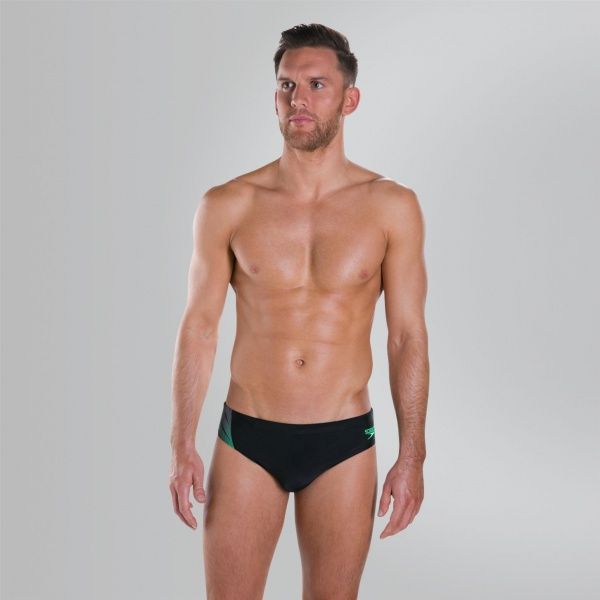 Плавки Speedo Placement 7cm Brief 8-09739C515 р.38 черный