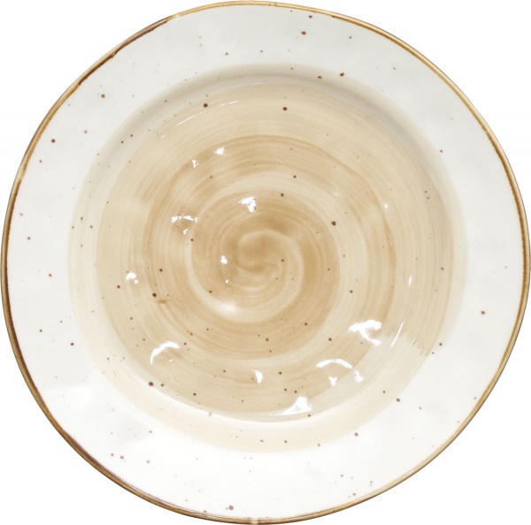 Тарелка 19 см светло-коричневая FB3703LB-7.5CS Alt Porcelain