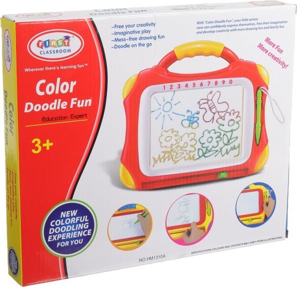 Доска магнитная First Classroom желто-красная