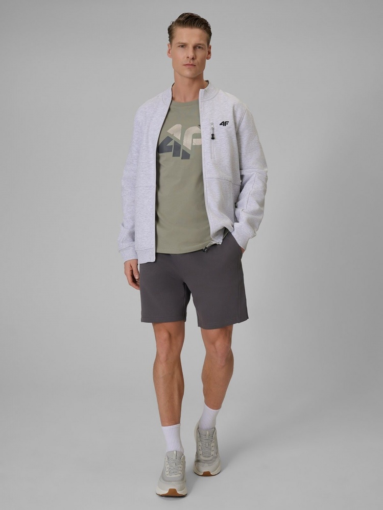 Футболка 4F TSHIRT M2667 4FWSS26TTSHM2667-43S р.2XL хаки