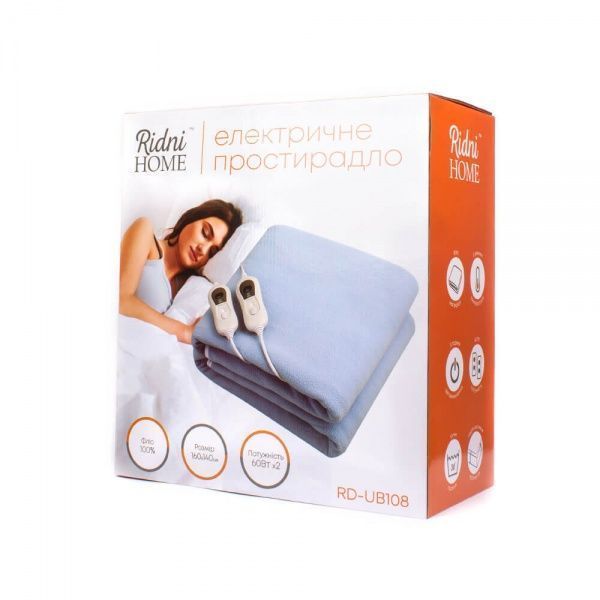 Электропростынь Ridni HOME RD-UB108