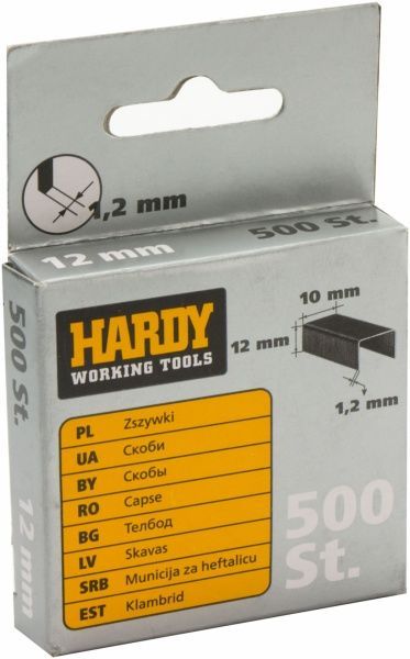 Скобы для ручного степлера KAEM 12 мм тип 140 (G) 500 шт. 2241-650012