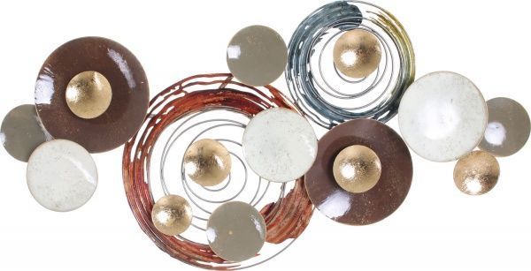 Декор настінний Бронз 46x89 см бронзовий 