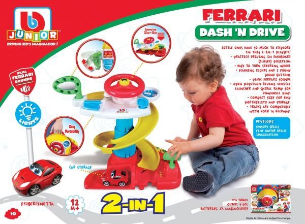 Игровой набор Bb Junior Ferrari Dash 'N Drive 16-88803