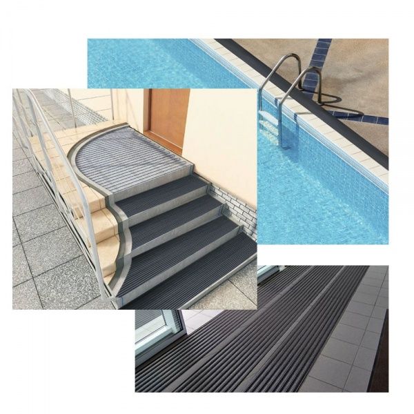 Противоскользящая лента Киевгума 3000х195 мм черная