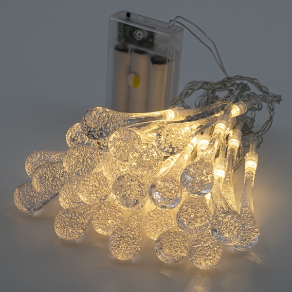 Декоративная гирлянда Altalusse (INL-2709B-30 Warm) встроенный светодиод (LED) 30 ламп 4,5 м 