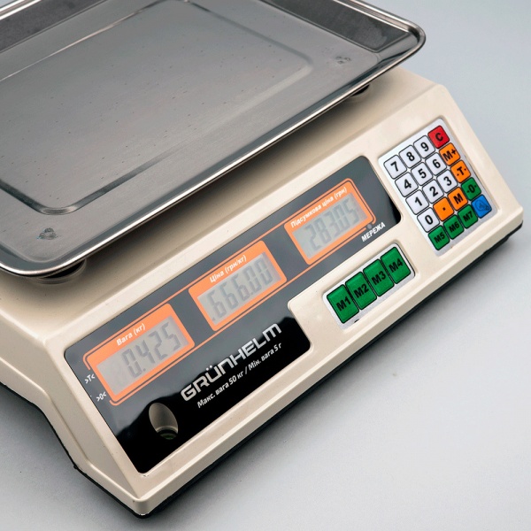 Ваги торговельні GSC-052 до 50 кг 