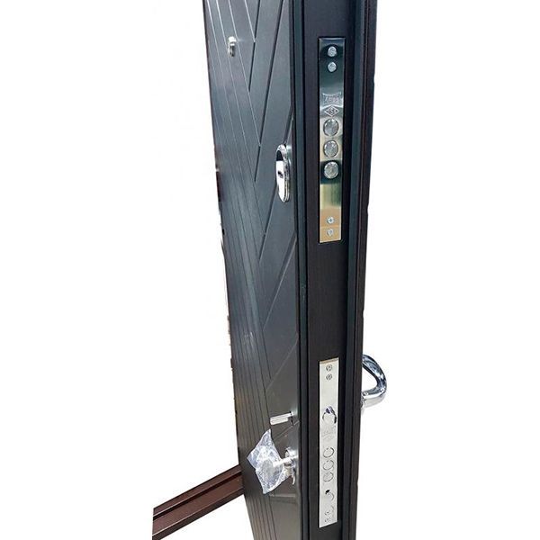 Дверь входная Булат К-7 159 венге темный 2050x950мм левая