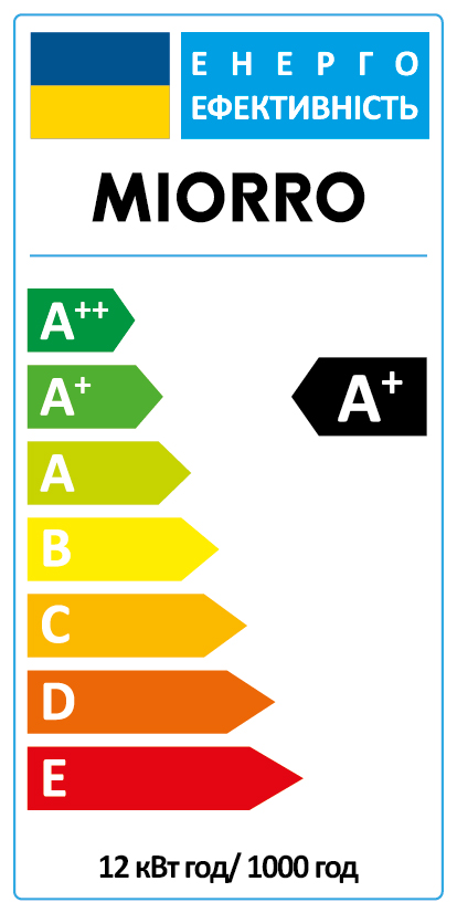 Лампа світлодіодна Miorro 12 Вт прозора GX53 220 В 4000 К 51-314-005