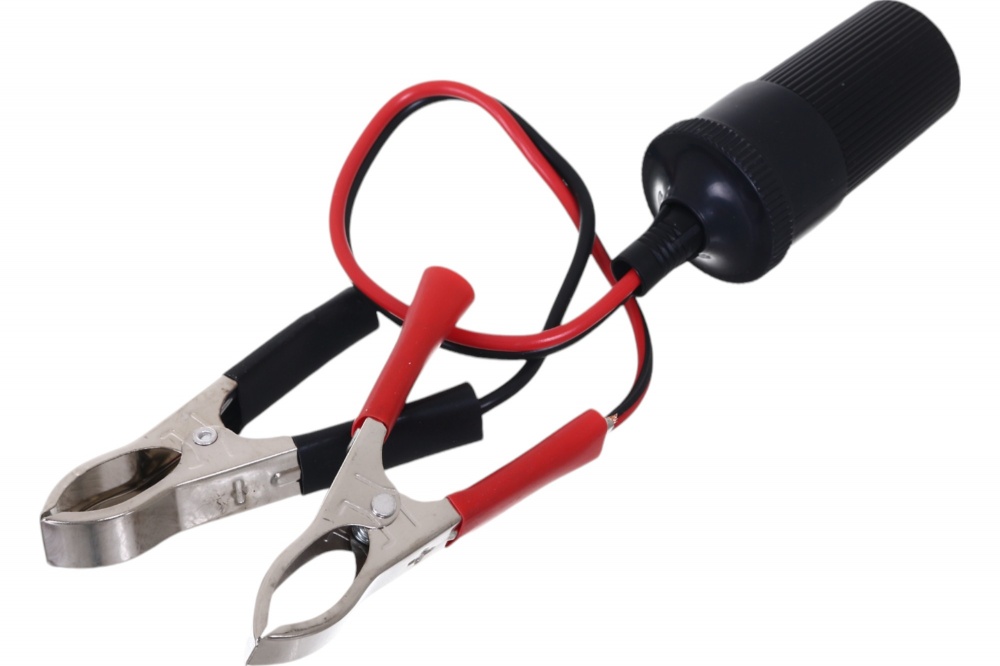 Адаптер для АКБ Auto Assistance с зажимами и гнездом прикуривателя 12V - 24V AA1224