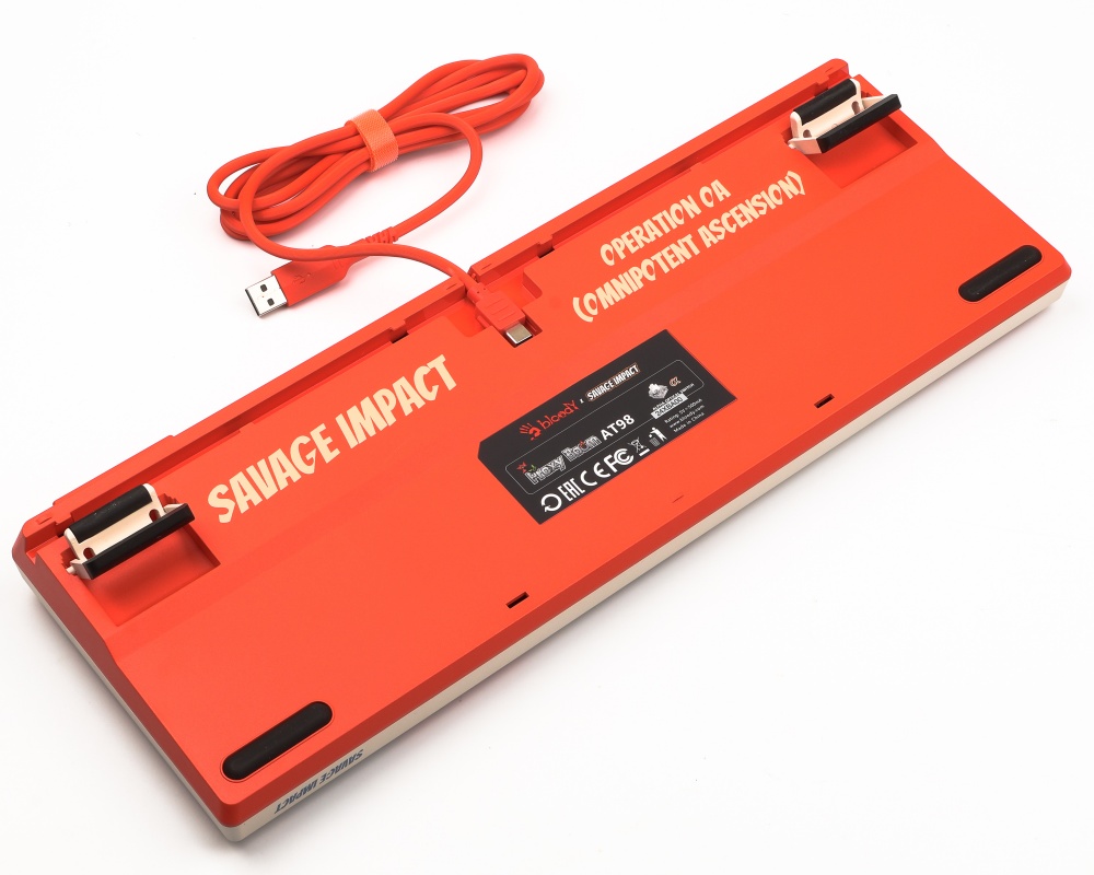 Клавіатура ігрова BLOODY (AT98 (Proxy Boom)) Alpha Optical Switch red/blue