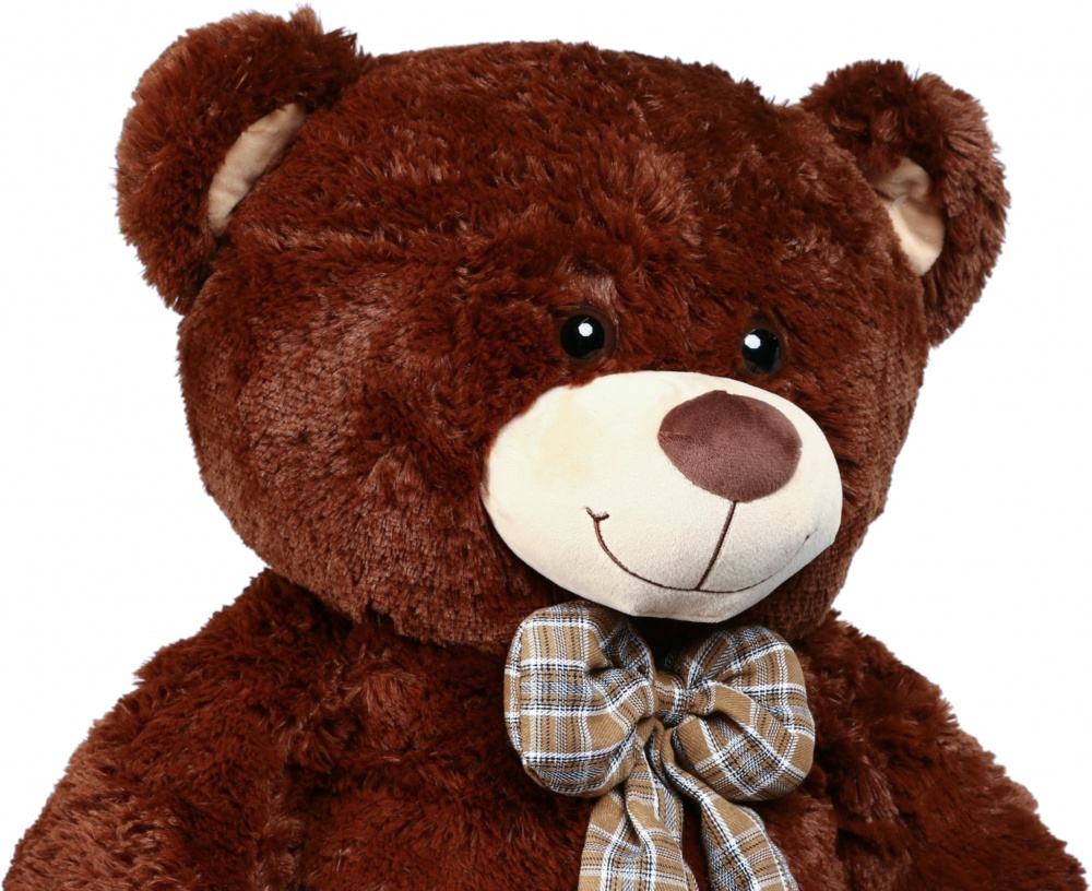М'яка іграшка HW Plush Paws Ведмідь 100 см темно-коричневий HF10956 39'