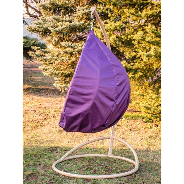 Чехол Украинские конструкции на кресло-кокон фиолетовый