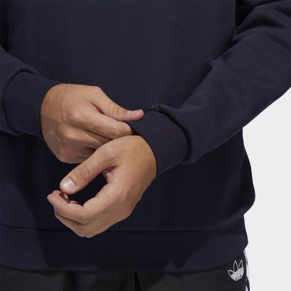 Джемпер Adidas OUTLINE CRW FLC EJ8778 р. M темно-синій