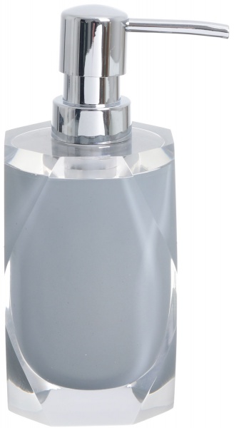 Дозатор для жидкого мыла Luna diamond серый 310 мл