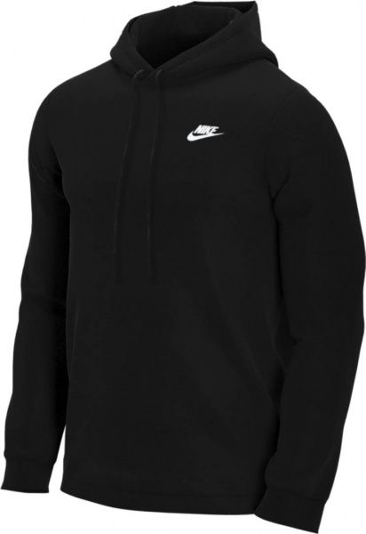 Джемпер Nike M NSW CLUB HOODIE PO JSY BV2749-010 р. S чорний