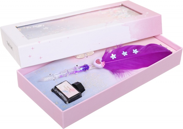 Ручка масляная Перо цветная в ассортименте 