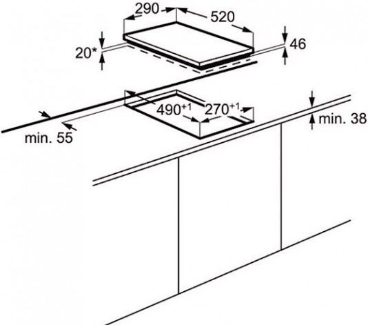 Варильна поверхня Electrolux EHH 93320 NK